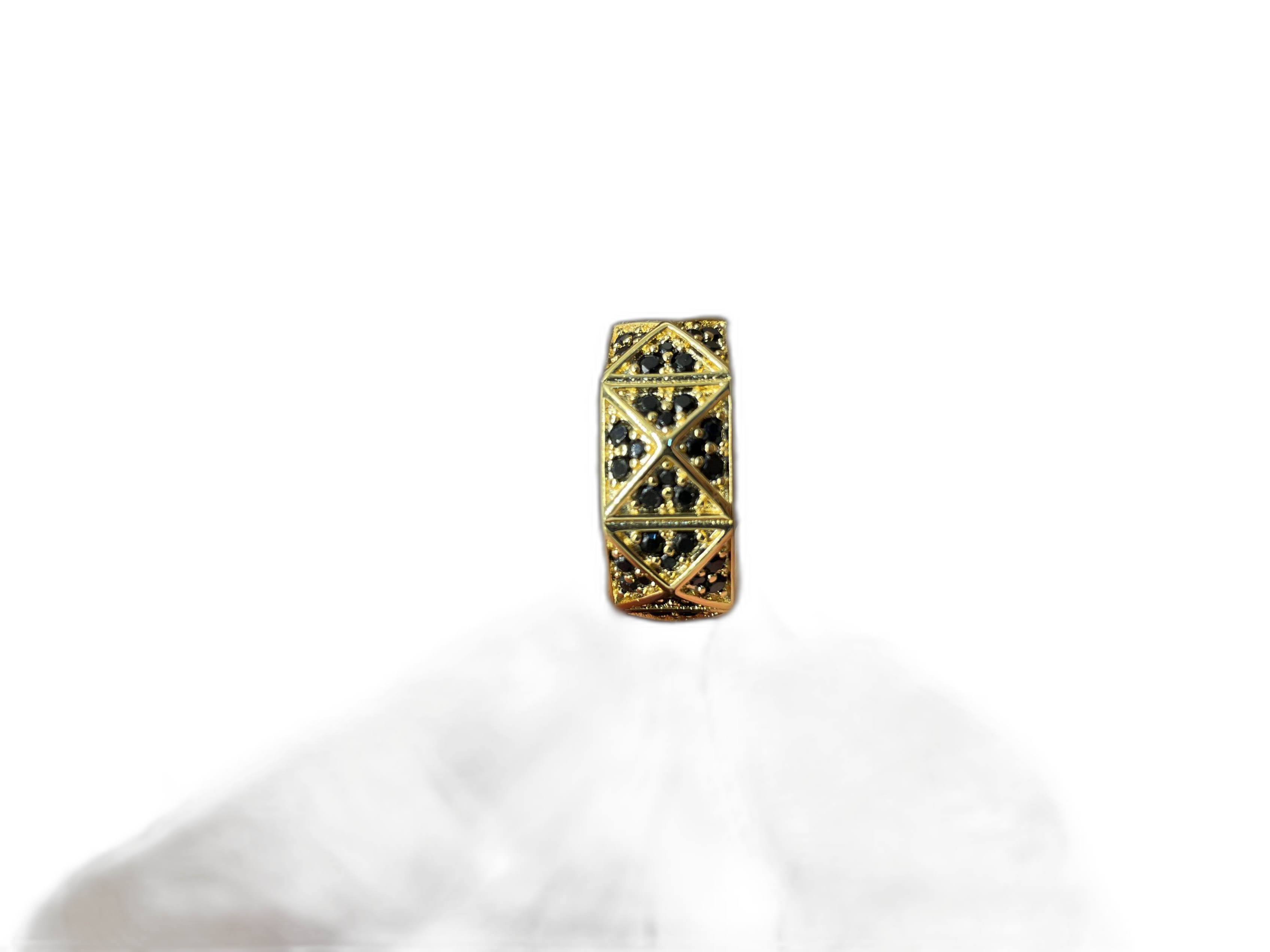 CZ Diamond-Pattern Ring