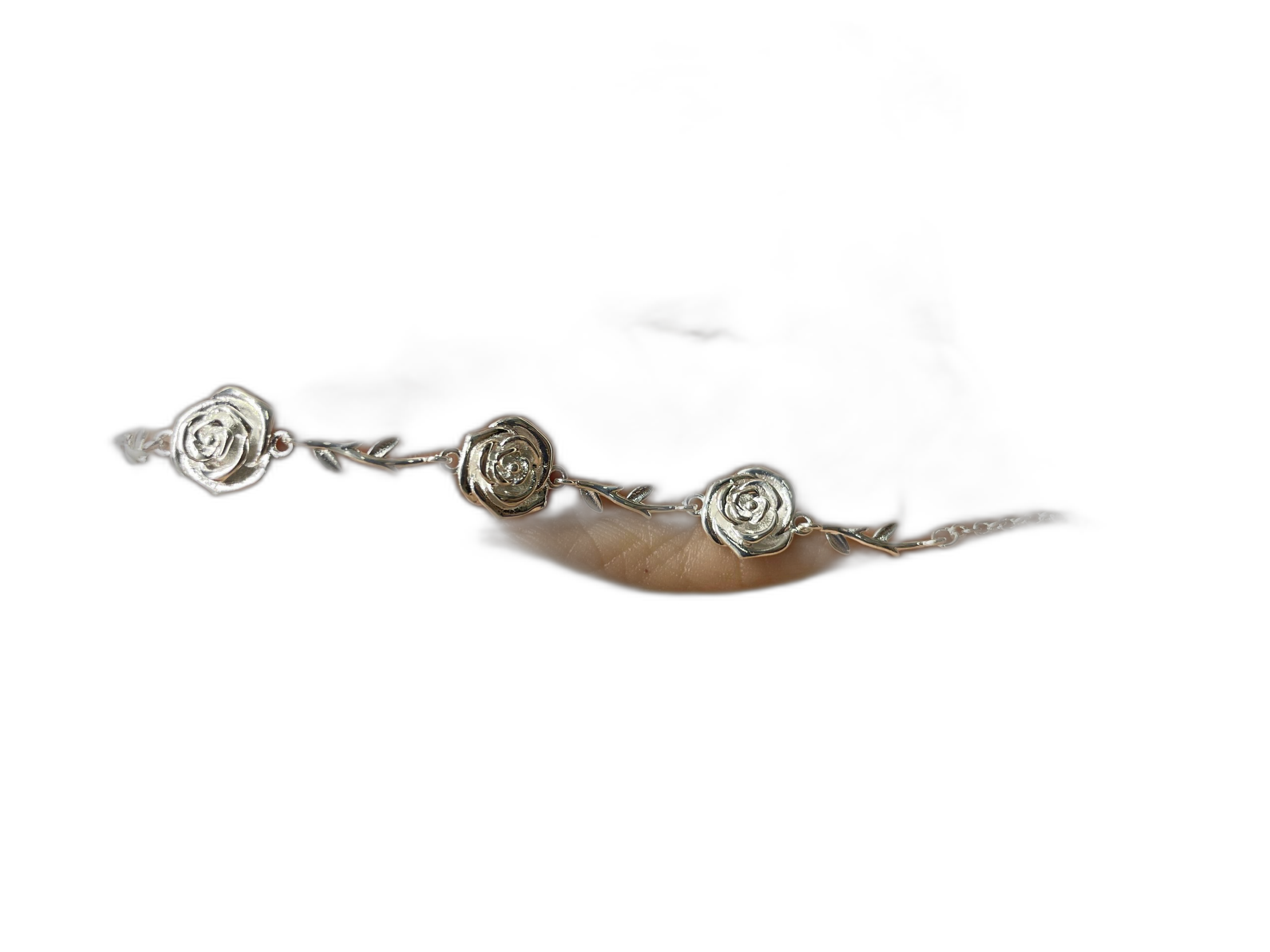Rose Flower Chain Bracelet